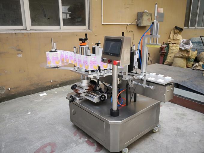 Автоматическая двухсторонняя машина для маркировки моющих средств для стирки полуавтоматическая квадратная бутылка 0