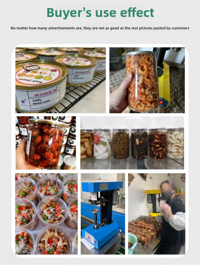 DFJ-160 Vertical Electric Sealing Machine for Stainless Steel Tinplate Easy-Open Cup Plastic and Metal Cans Tin Can Sealer 13