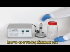 165 мм электромагнитная индукционная уплотнительная машина для бутылки с медом